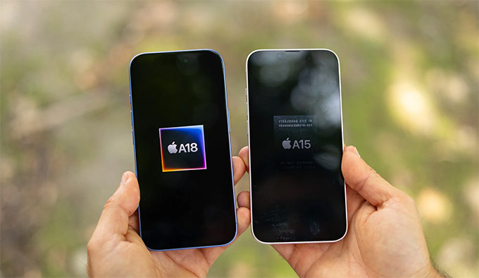 Về hiệu năng, iPhone 16 vượt trội hơn hẳn nhờ chip Apple A18