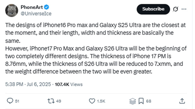 Apple và Samsung: Hai chiến lược thiết kế đối lập năm 2026