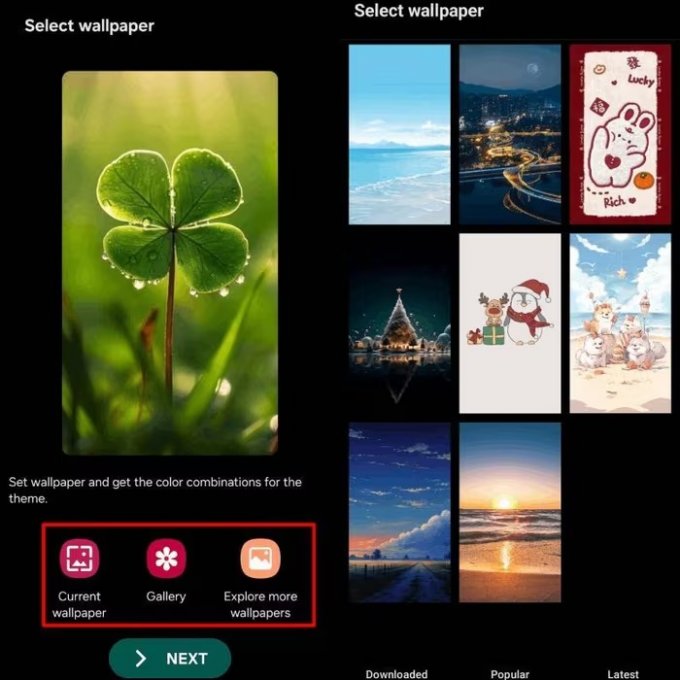 Vì sao nên tự tạo theme cho điện thoại Samsung