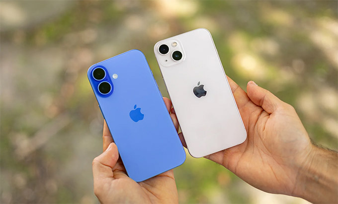 So sánh iPhone 16 và iPhone 13 chi tiết