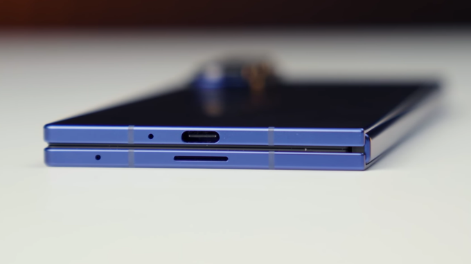 Bản lề Z Fold7 siêu mỏng