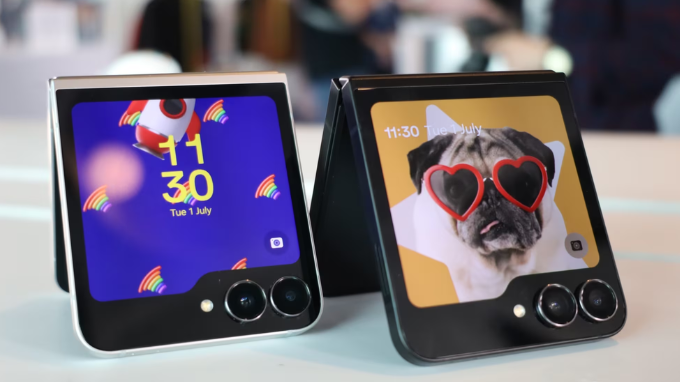 Viền ngoài Galaxy Z Flip 7 FE lớn hơn