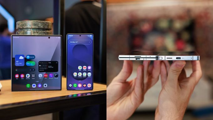 thiết kế Samsung Galaxy Z Fold 7 và Samsung Galaxy S25 Ultra