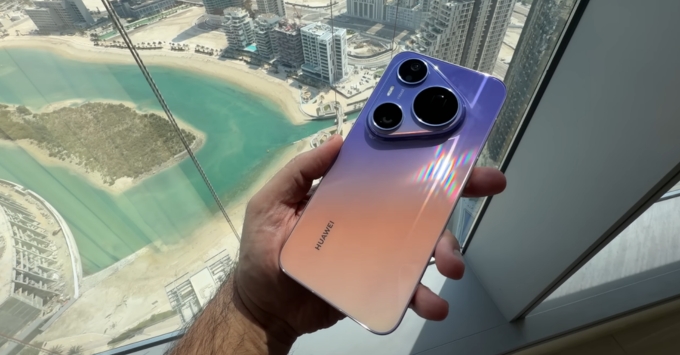Thiết kế Huawei Pura 90s Pro Max với cụm camera hình tam giác đặc trưng