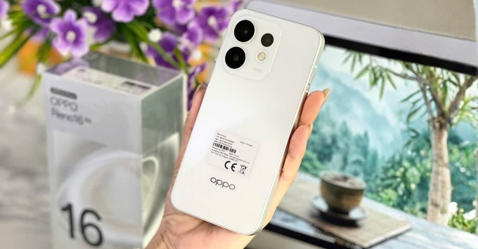 OPPO Reno16 F 5G thiết kế mặt lưng hiện đại và trẻ trung