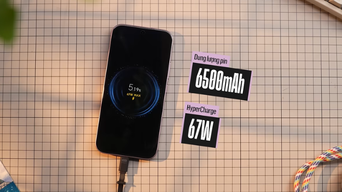 Xiaomi 17T có dung lượng pin 6.500mAh