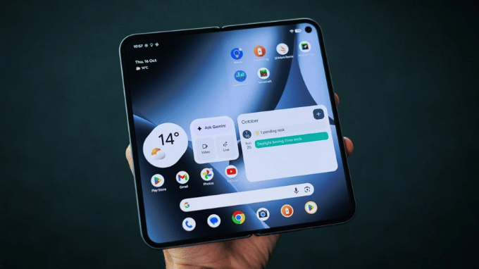 Gemini trên Pixel 10 Pro Fold