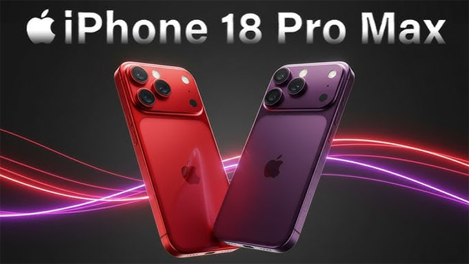 iPhone 18 Pro Max sẽ tiếp tục được nâng dung lượng cao hơn nữa
