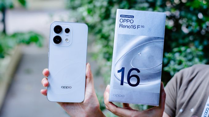 OPPO Reno16 F sở hữu phong cách thiết kế với diện mạo vô cùng mỏng nhẹ