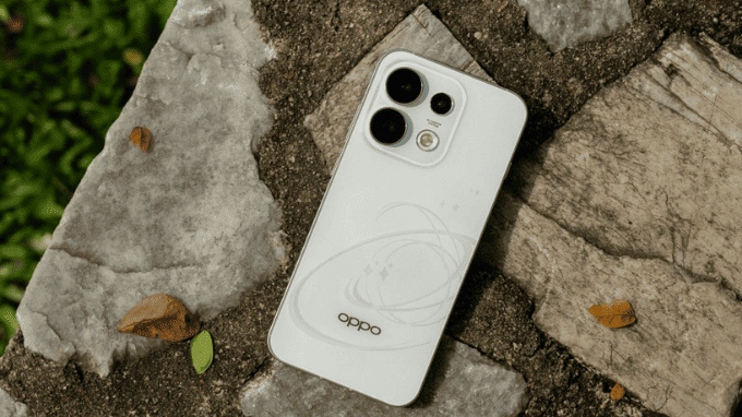 Thiết kế hành tinh 3D của OPPO Reno16 F