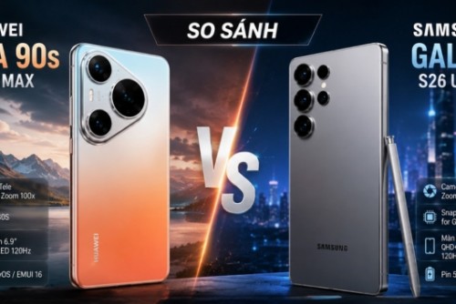 So Sánh Huawei Pura 90s Pro Max và Samsung Galaxy S26 Ultra: Nên Mua Máy Nào 2026?