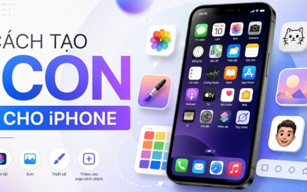 Cách tạo iCon cho iPhone đẹp, độc đáo bằng phím tắt, Micon.io và X Icon Changer