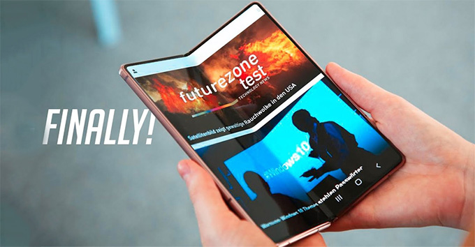 Galaxy Z Fold 3 tích hợp màn hình gập AMOLED 7,6 inch