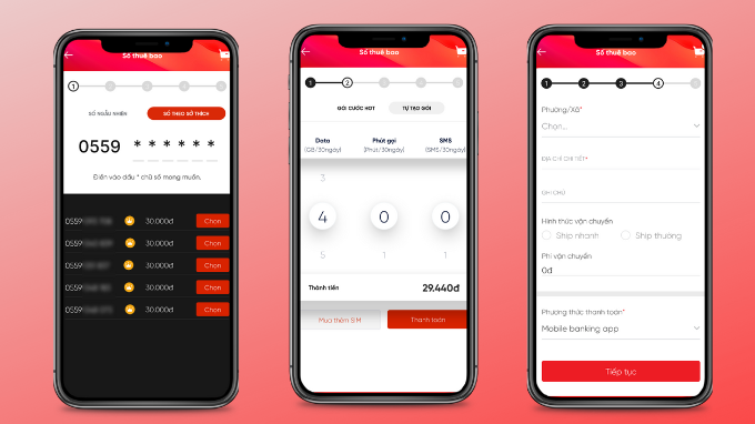 Các bước mua SIM Reddi tại nhà