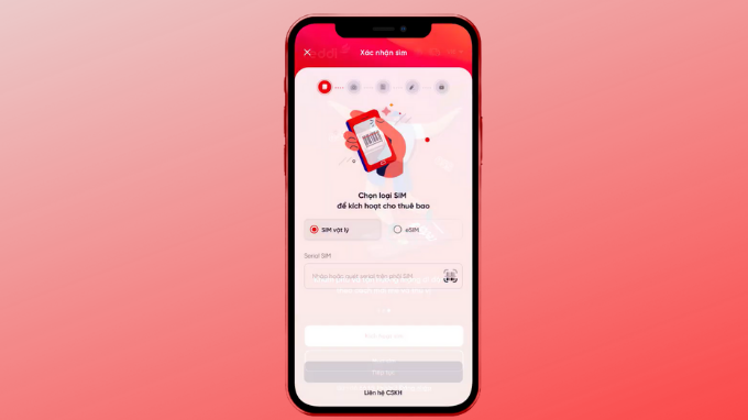 Lựa chọn các kích hoạt SIM Reddi tại nhà