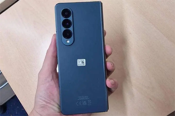 Hình ảnh thực tế Galaxy Z Fold 4 xuất hiện trược khi ra mắt