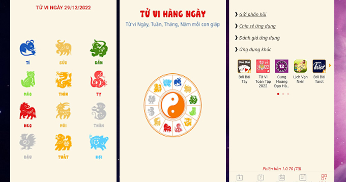 Ứng dụng xem tử vi tốt nhất năm 2023 Tử vi hằng ngày