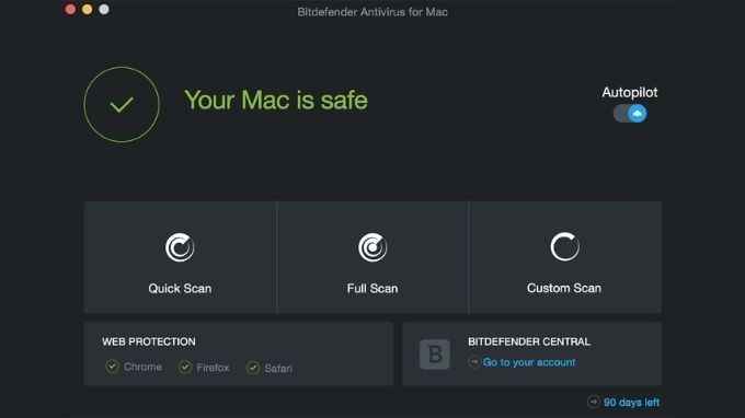  Bitdefender Antivirus for Mac bảo vệ tối ưu