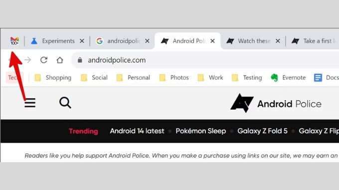 nhóm và ghim Tab trong Google Chrome bước 2