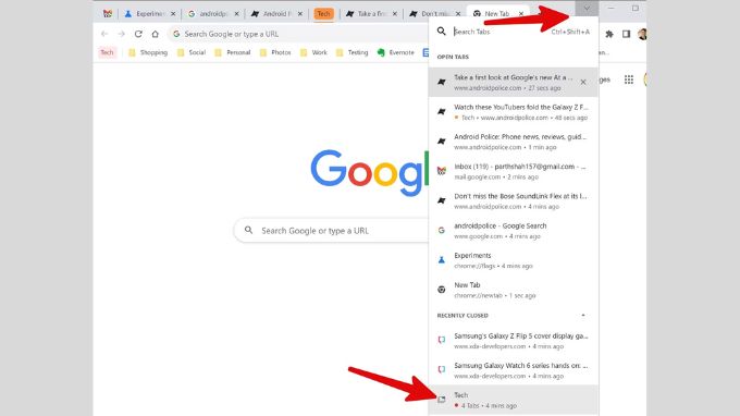 nhóm và ghim Tab trong Google Chrome