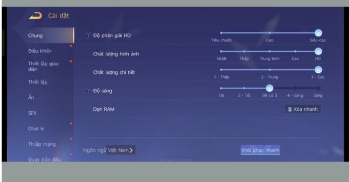 OPPO Reno12 chơi game có tốt không về game Liên Quân