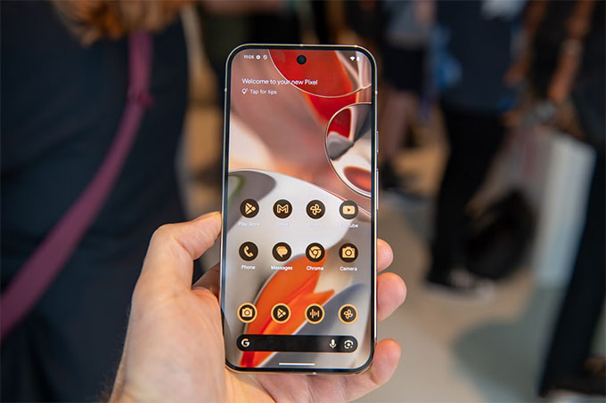 Màn hình Google Pixel 9 Pro mang đến màu sắc sống động