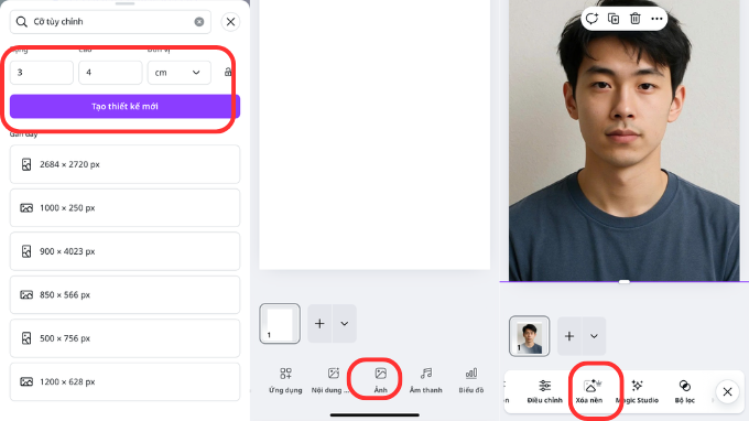 Cách chỉnh ảnh thẻ bằng Canva