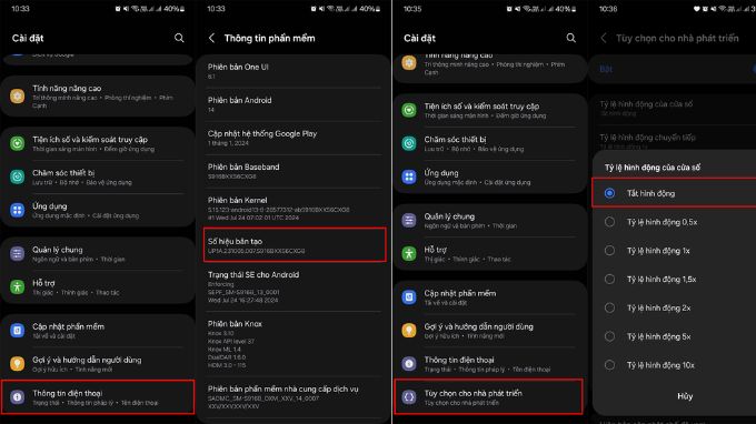 Giảm hiệu ứng khung hình chuyển động