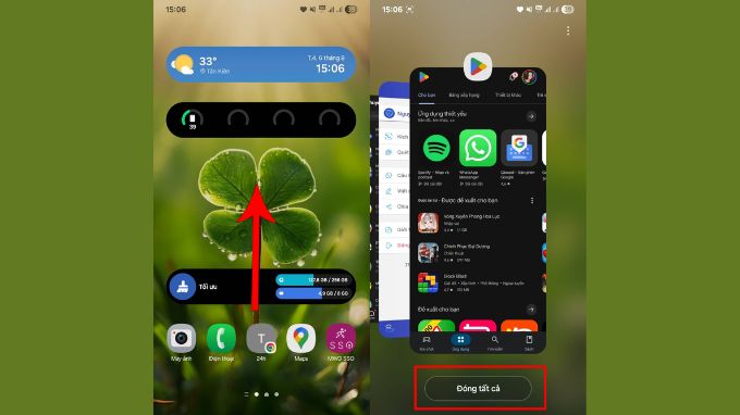 Tắt ứng dụng chạy nền
