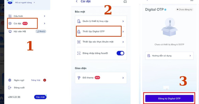Xác thực OTP bằng số điện thoại dự phòng khi mất SIM.