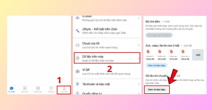 Hướng dẫn xóa dữ liệu Zalo để tiết kiệm bộ nhớ iPhone