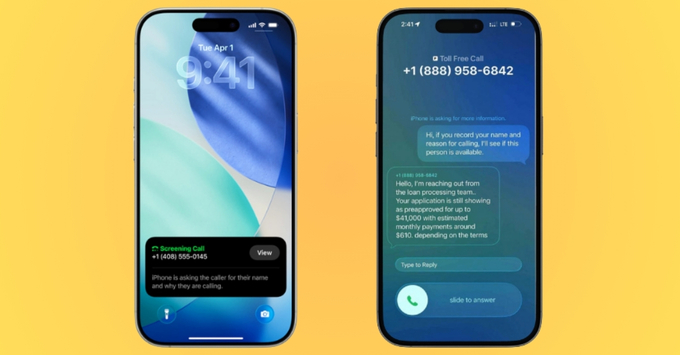 Tính năng bảo mật thông minh trên iPhone chặn cuộc gọi rác với tính năng sàng lọc (Call Screening)