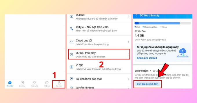 Cách giải phóng dung lượng Zalo trên iPhone nhanh chóng