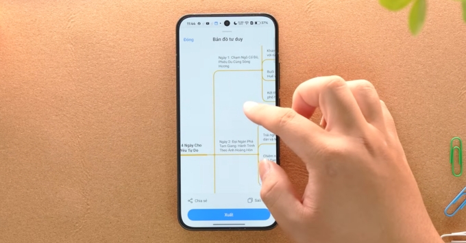 Mẹo dùng AI trên điện thoại Oppo vẽ bản đồ tư duy giúp dễ dàng đọc tài liệu