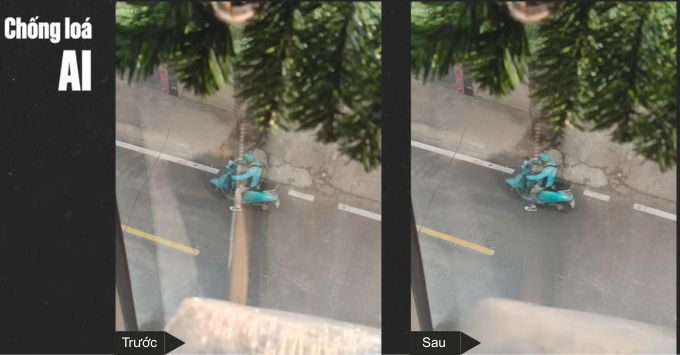 Mẹo dùng AI trên điện thoại Oppo giúp chống lóa, phản chiếu khi chụp qua kính