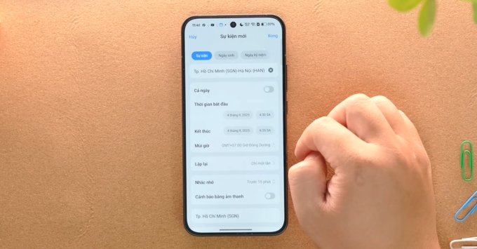 Mẹo dùng AI trên điện thoại Oppo để lưu lịch bay, sự kiện nhanh chóng