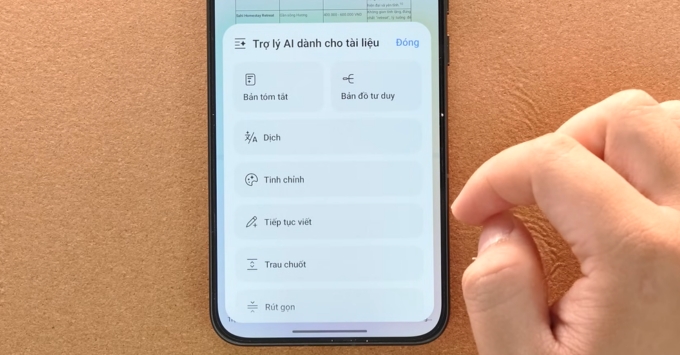 Mẹo dùng AI trên điện thoại Oppo biến tài liệu dài thành sơ đồ tư duy