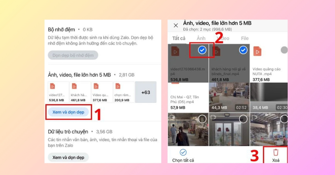 Mẹo tối ưu dung lượng Zalo trên iPhone hiệu quả