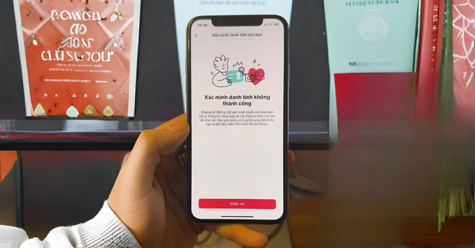 Xác minh danh tính TikTok Shop bằng CCCD hoặc hộ chiếu để liên kết tài khoản ngân hàng