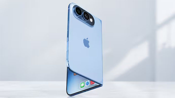 Ngôi sao của sự kiện: iPhone màn hình gập đầu tiên
