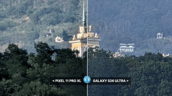 Pixel 11 Pro XL giữ kết cấu chủ thể khi zoom