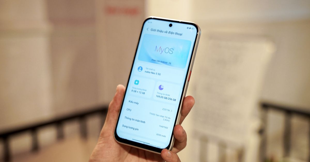 Nubia Neo 5 sử dụng vi xử lý Unisoc T820