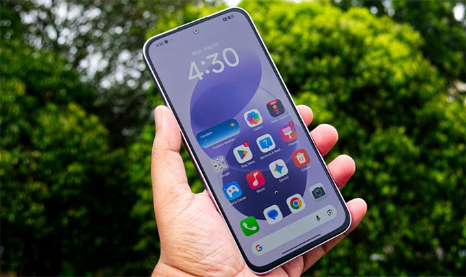 Redmi Note 17 5G được trang bị màn hình AMOLED 7 inch