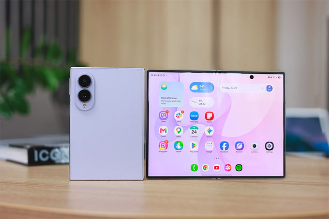 màn hình Galaxy Z Fold8 cũng được trang bị công nghệ màn hình Flex Titanium mới