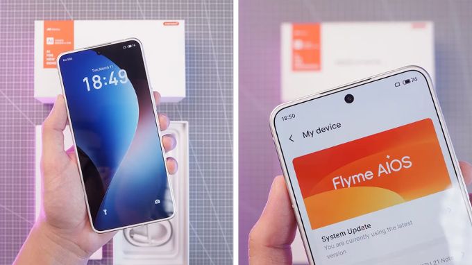 Meizu 21 Note được trang bị màn hình LTPO OLED kích thước 6.78