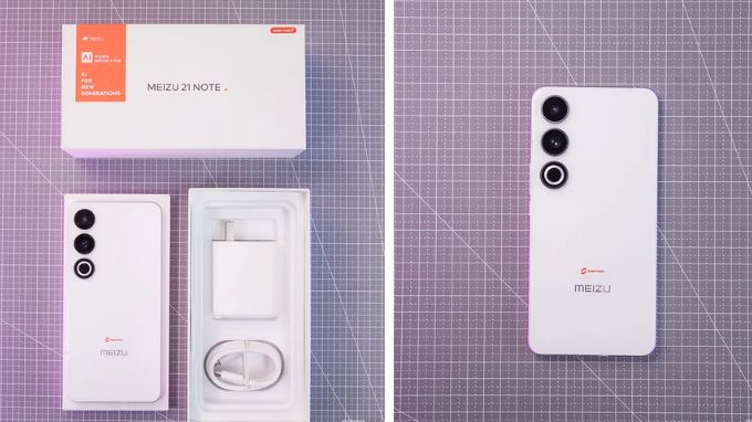 Meizu 21 Note sở hữu phong cách thiết kế trẻ trung