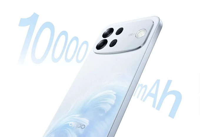 Oppo A7 Pro Max với viên pin Glacier 10.000mAh