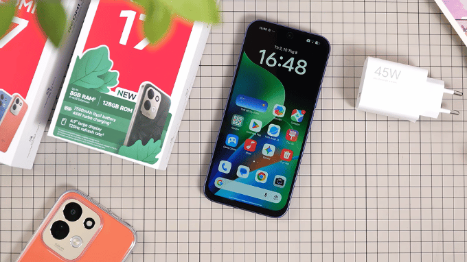 Sạc nhanh 45W của pin Xiaomi Redmi 17