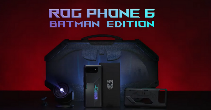 ASUS ra mắt ROG Phone 6 Batman Edition cùng với các mẫu ROG Phone 6D