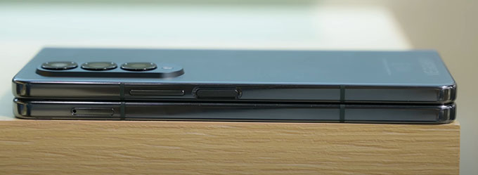 Galaxy Z Fold 4 cạnh viền và diện mạo được thiết kế sang trọng